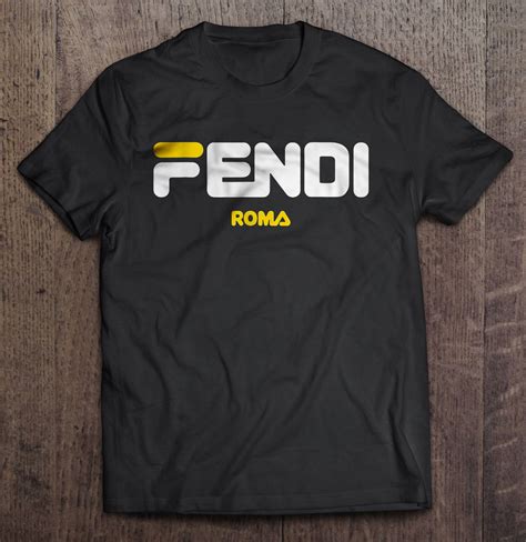 fendi roma t shirt fila|FILA x Fendi sneakers.